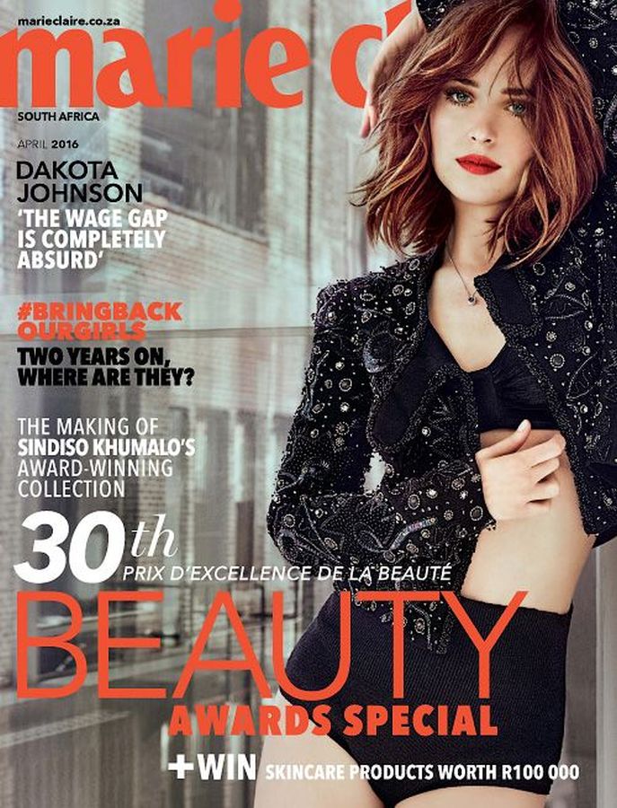 MARIE CLAIRE SOUTH AFRICA magazine side cover  April 2016