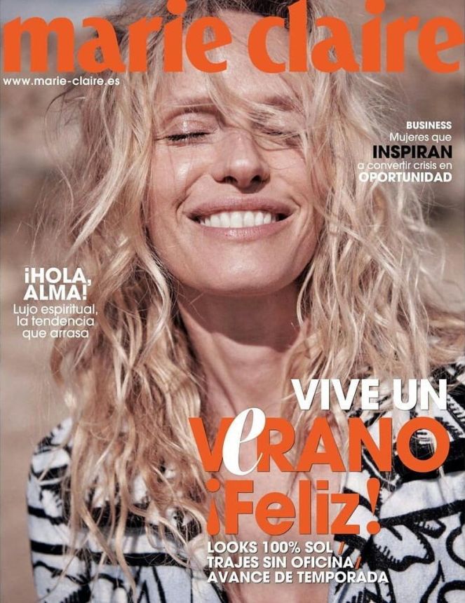 MARIE CLAIRE SPAIN magazine side cover  August 2020