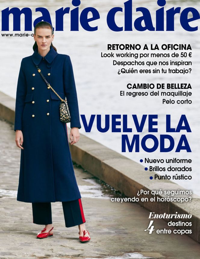 MARIE CLAIRE SPAIN magazine side cover  September 2021
