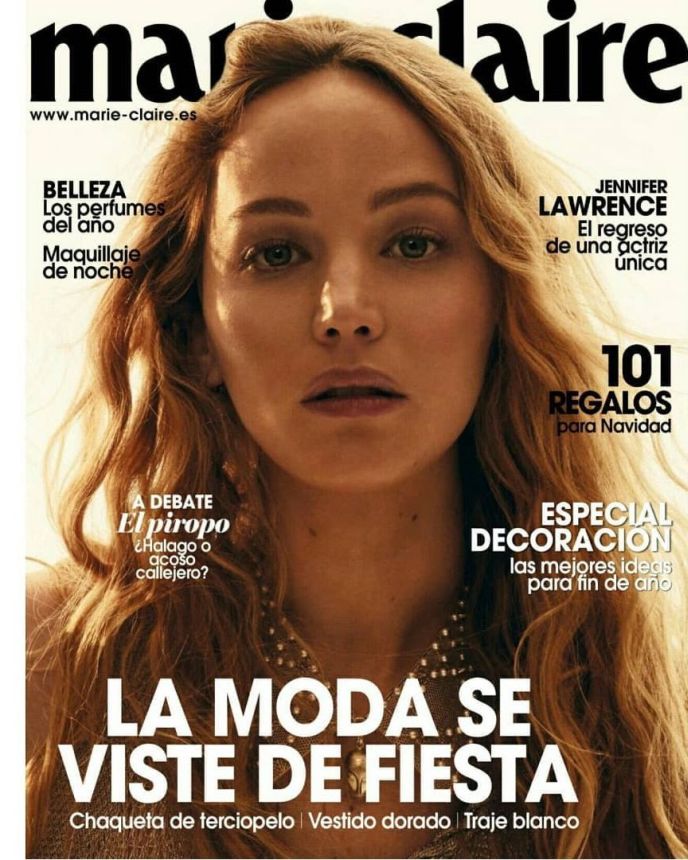 MARIE CLAIRE SPAIN magazine side cover  December 2021