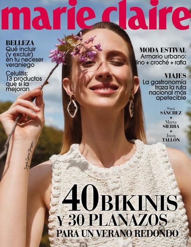 MARIE CLAIRE SPAIN magazine side cover  June 2022