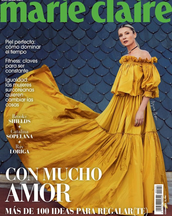 MARIE CLAIRE SPAIN magazine side cover  February 2023