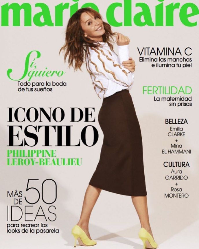MARIE CLAIRE SPAIN magazine side cover  May 2023