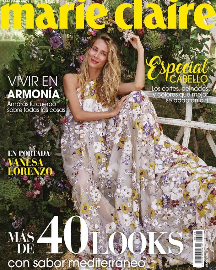 MARIE CLAIRE SPAIN magazine side cover  June 2023
