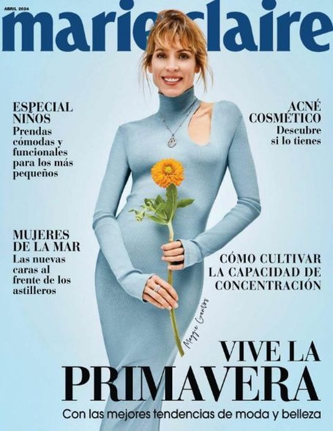 MARIE CLAIRE SPAIN magazine side cover  April 2024