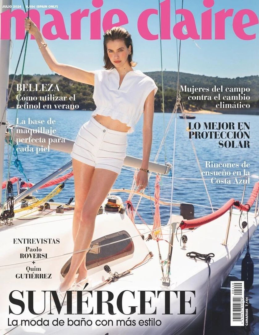MARIE CLAIRE SPAIN magazine side cover  July 2024