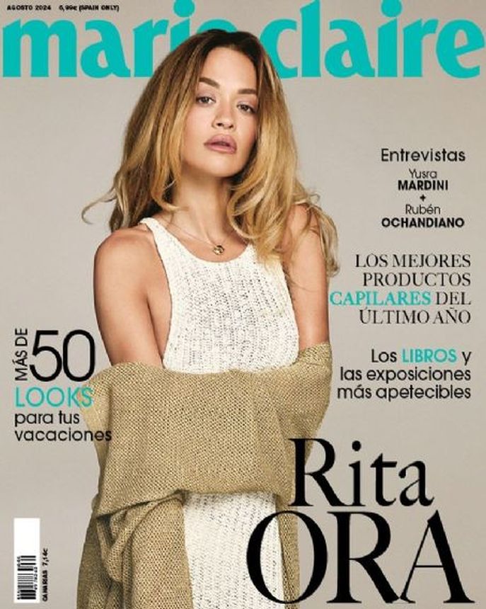 MARIE CLAIRE SPAIN magazine side cover  August 2024