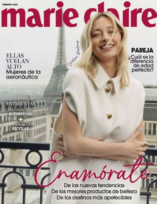 MARIE CLAIRE SPAIN magazine side cover  February 2025