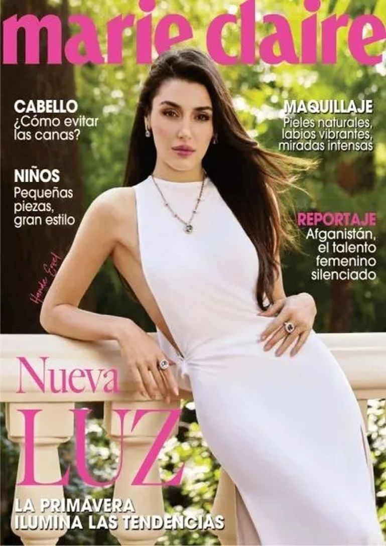 MARIE CLAIRE SPAIN magazine side cover  April 2025