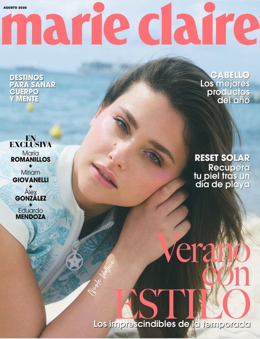 MARIE CLAIRE SPAIN magazine side cover  August 2025