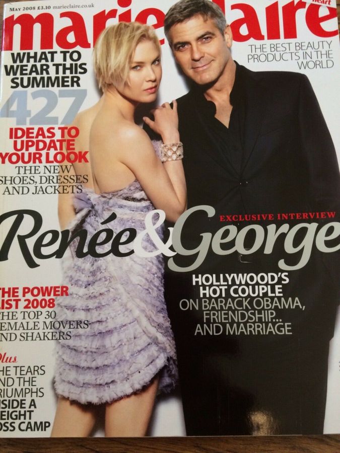 MARIE CLAIRE UK magazine side cover  May 2008