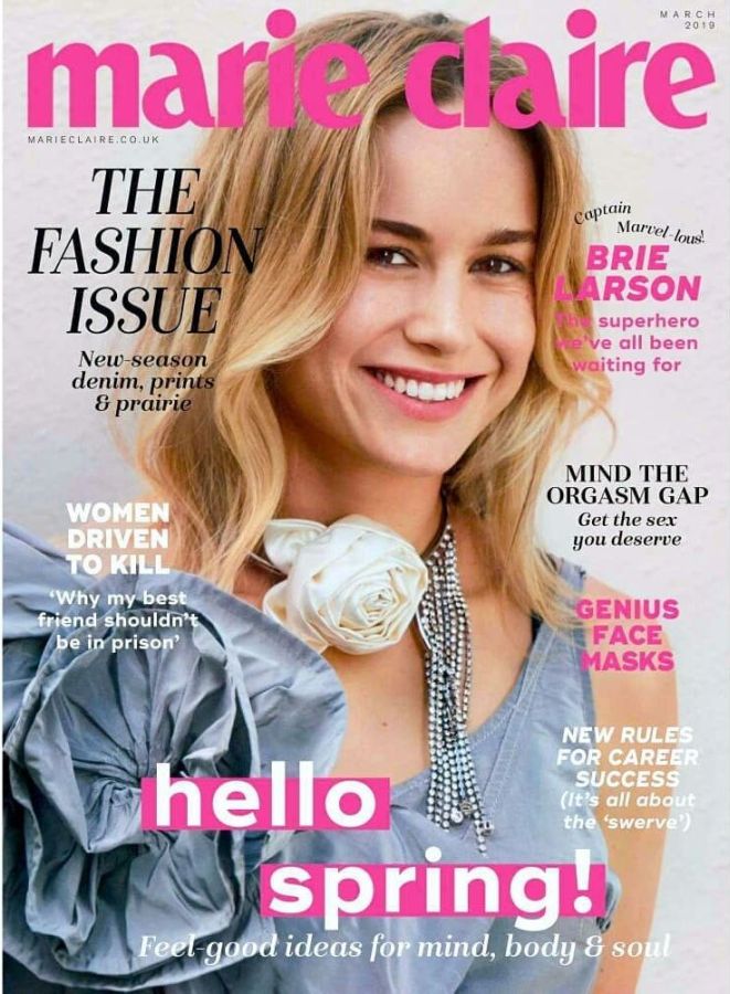 MARIE CLAIRE UK magazine side cover  March 2019