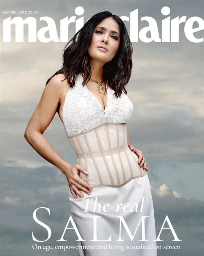 MARIE CLAIRE UK magazine side cover  March 2023