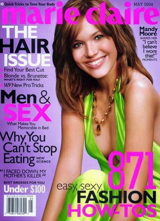 MARIE CLAIRE USA magazine side cover  May 2004