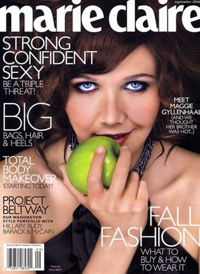 MARIE CLAIRE USA magazine side cover  September 2006