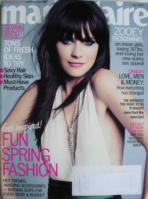 MARIE CLAIRE USA magazine side cover  May 2012