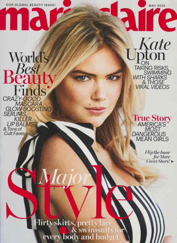 MARIE CLAIRE USA magazine side cover  May 2015