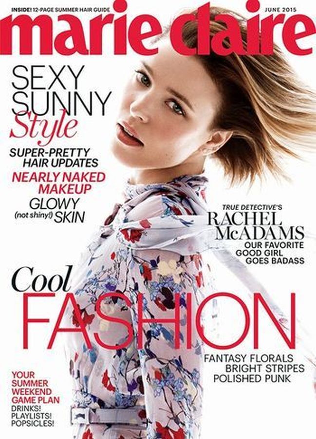 MARIE CLAIRE USA magazine side cover  June 2015