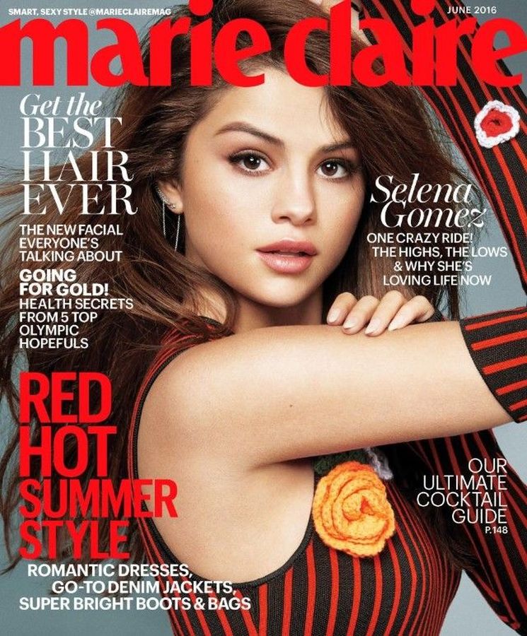 MARIE CLAIRE USA magazine side cover  June 2016