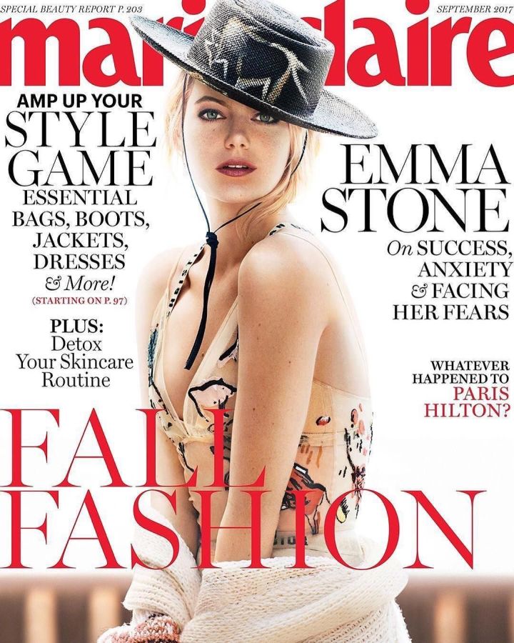 MARIE CLAIRE USA magazine side cover  September 2017