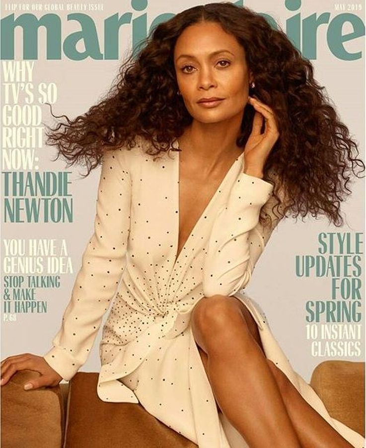 MARIE CLAIRE USA magazine side cover  May 2019