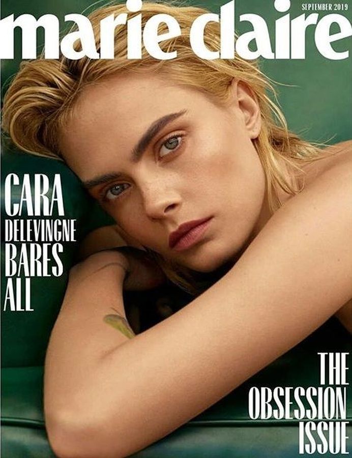 MARIE CLAIRE USA magazine side cover  September 2019