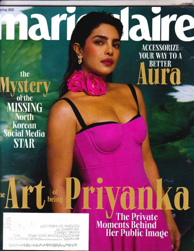 MARIE CLAIRE USA magazine side cover Spring 2021