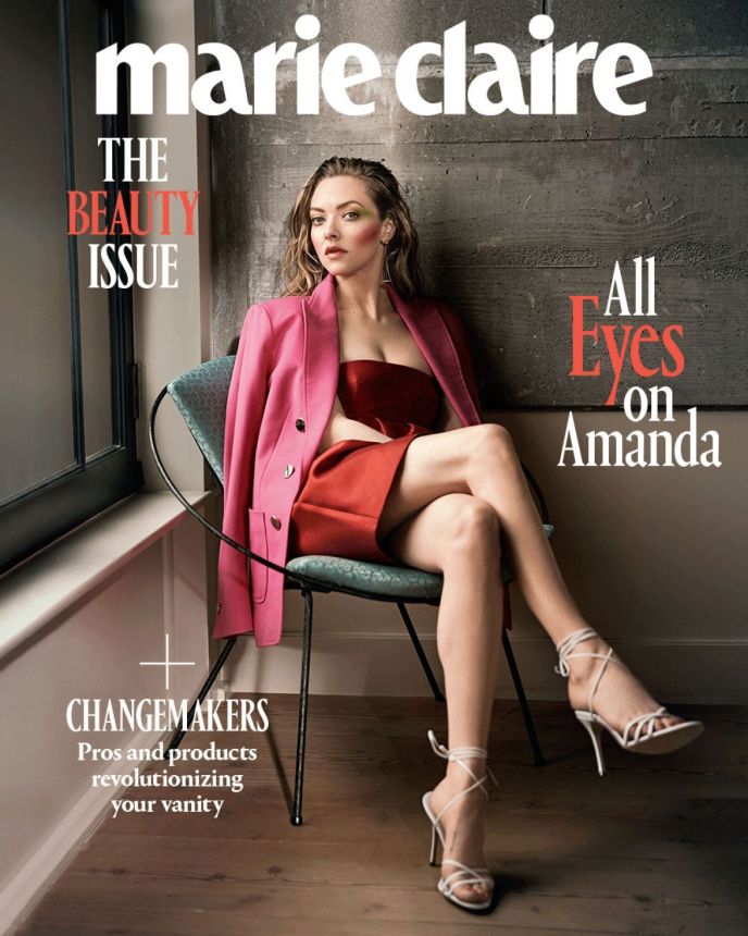 MARIE CLAIRE USA magazine side cover  May 2022
