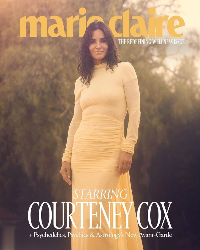 MARIE CLAIRE USA magazine side cover  October 2023