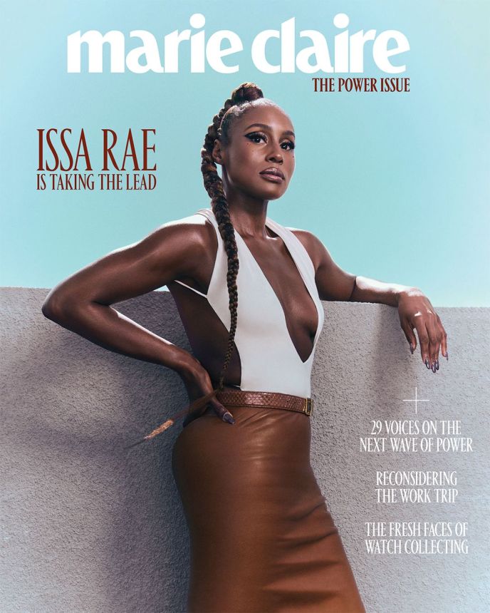 MARIE CLAIRE USA magazine side cover  November 2023