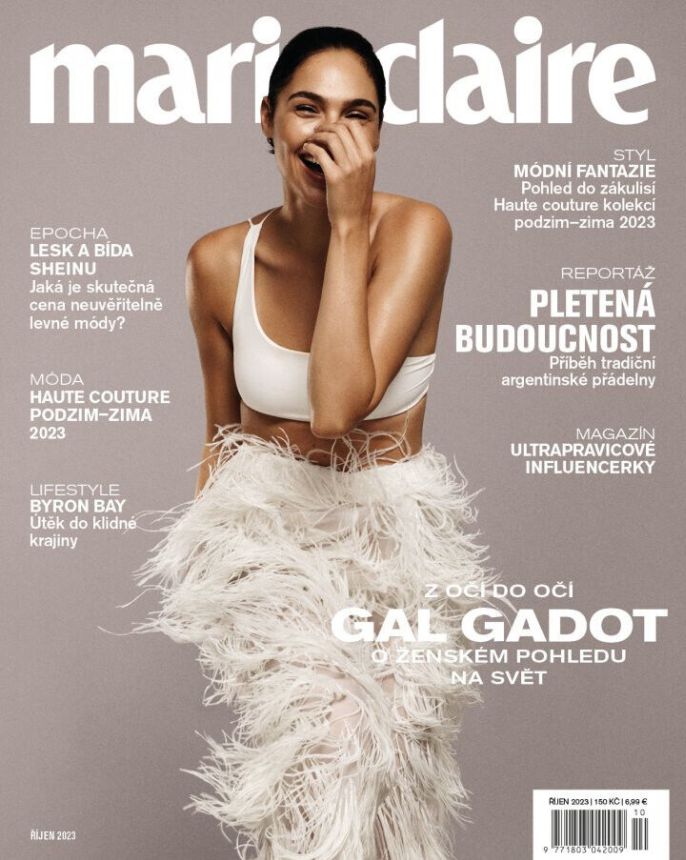 MARIE CLAIRE CZECH magazine side cover Autumn 2023