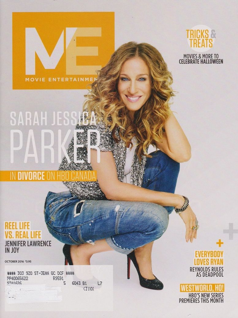 MOVIE ENTERTAINMENT magazine side cover October 2016