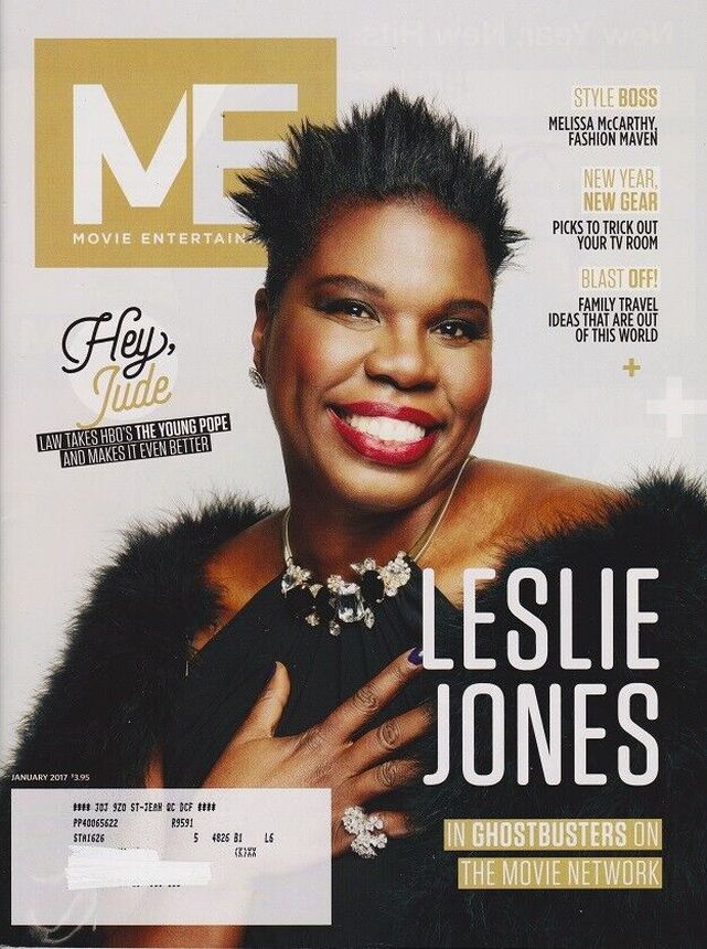 MOVIE ENTERTAINMENT magazine side cover January 2017