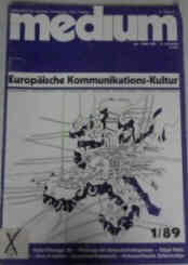 MEDIUM (DE) magazine side cover Issue 1  1989