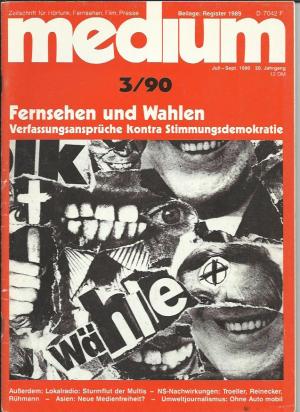 MEDIUM (DE) magazine side cover Issue 3  1990