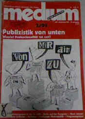 MEDIUM (DE) magazine side cover Issue 2  1991