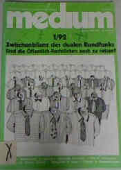 MEDIUM (DE) magazine side cover Issue 1  1992