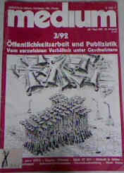 MEDIUM (DE) magazine side cover Issue 3  1992