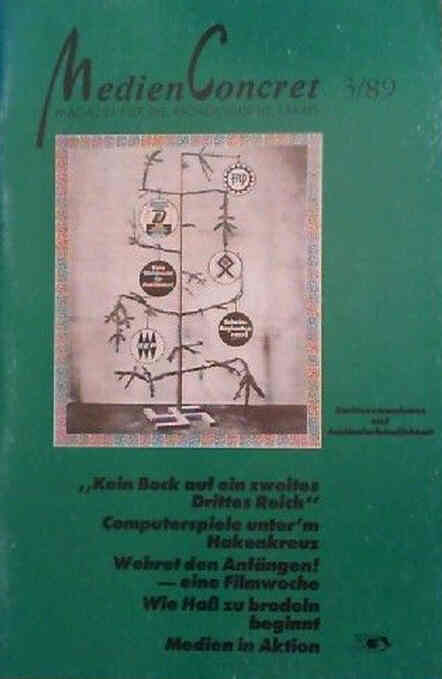 MEDIEN CONCRET magazine side cover Issue 3   1989