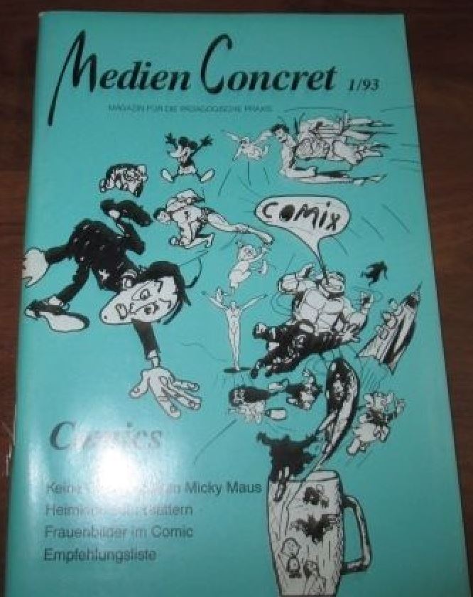 MEDIEN CONCRET magazine side cover Issue 1  1991