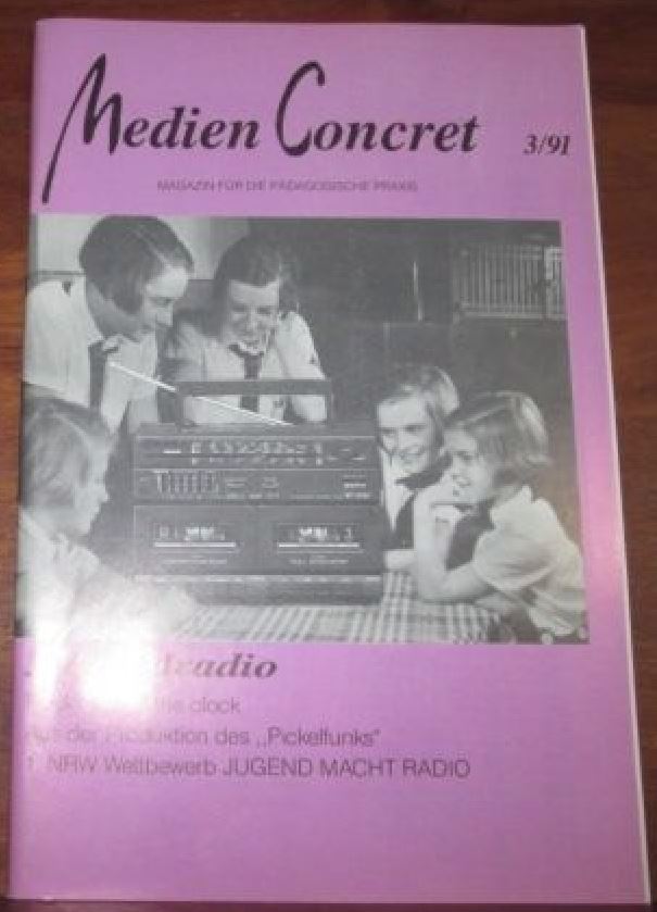 MEDIEN CONCRET magazine side cover Issue 3  1991