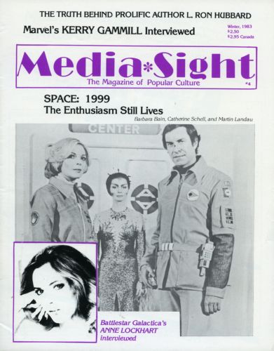MEDIA SIGHT magazine side cover Issue 4 Winter 1983