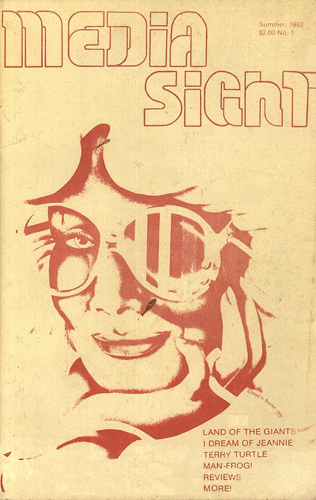 MEDIA SIGHT magazine side cover Issue 1 Summer 1982
