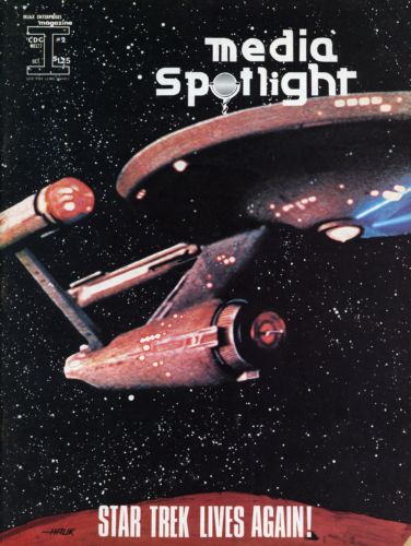 MEDIA SPOTLIGHT magazine side cover Issue 2  Vol 1 # 2  1976