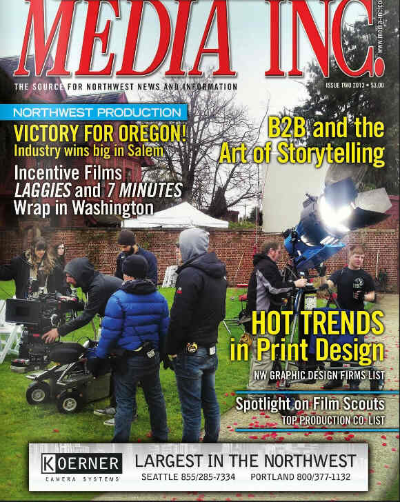MEDIA INC. magazine side cover Issue 2  2013