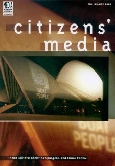 MEDIA INFORMATION AUSTRALIA magazine side cover Issue 103 May 2002