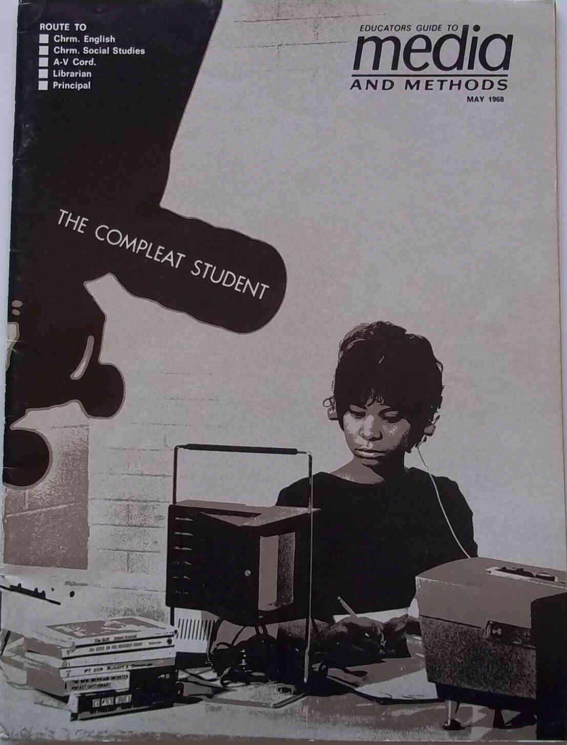 MEDIA AND METHODS magazine side cover May 1968