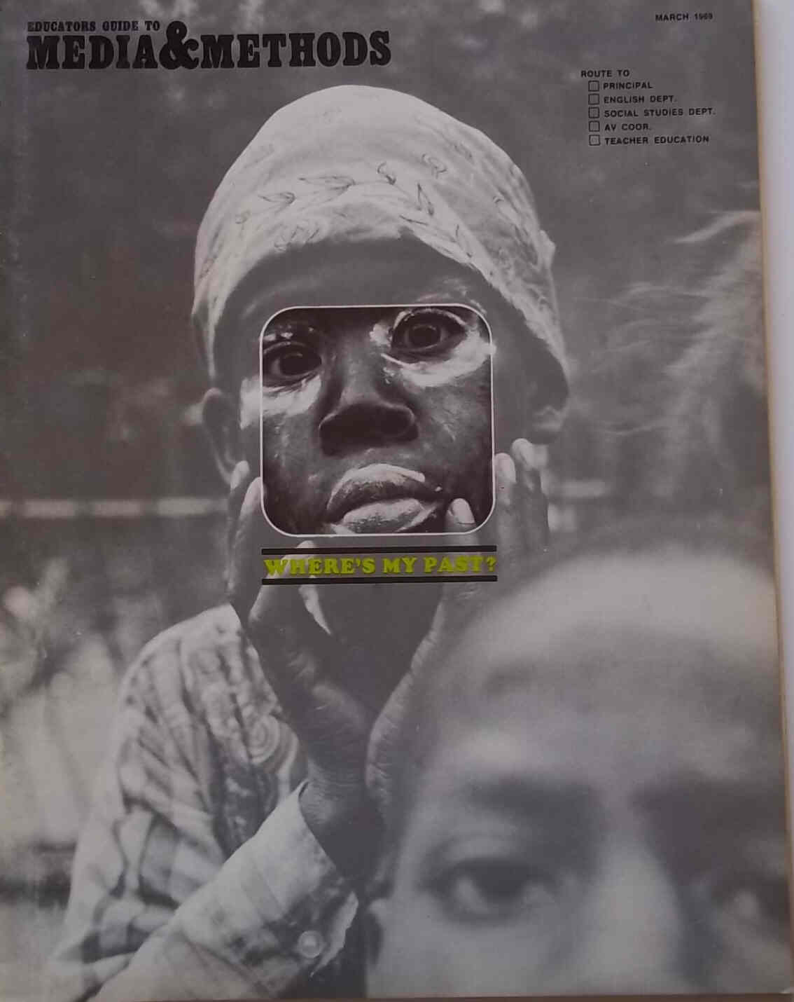 MEDIA AND METHODS magazine side cover March 1969