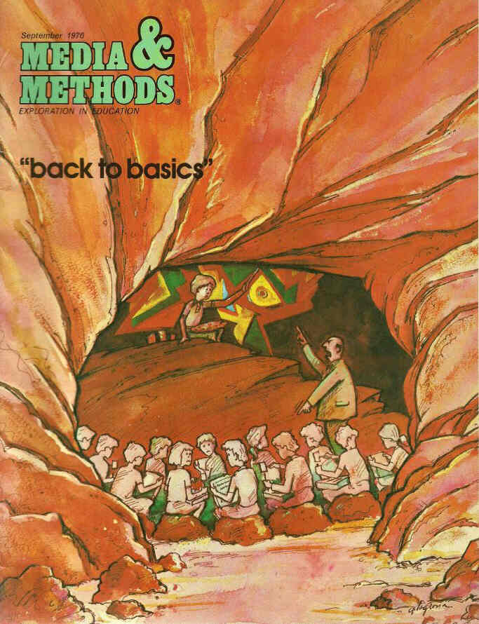 MEDIA AND METHODS magazine side cover September 1976
