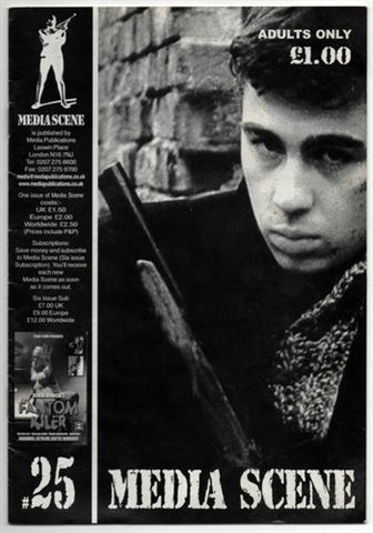 MEDIA SCENE magazine side cover Issue 25  
